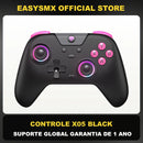 EasySMX X05 controle Gamepad Sem Fio com Bluetooth, Dongle, Com Fio para PC/Celular/Switch/ Steam Gamer, Efeito Hall