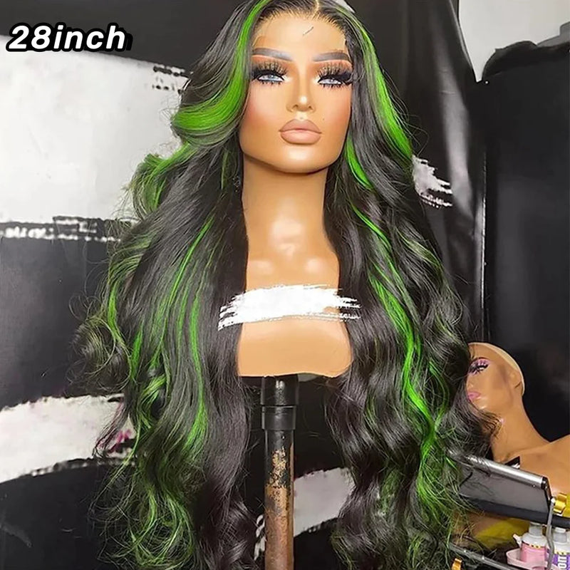 Honey Blonde Synthetic Wigs For Women Lace Front Wig Pre Plucked With Baby Hair Body Wave Blonde Lace Front Wigs 180% Density