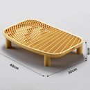 Rampa de maca para gatos, caixa de areia para gatinhos, estribo para sala de estar, quarto, banheiro com função de filtro, fácil limpeza