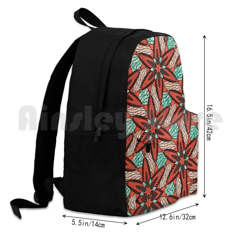 The Wax Loincloth , Africa Fashion , Loincloth , African Wax Print Fabric , African Fabric Outdoor Hiking Backpack Riding