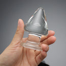 Plug anal de vidro grande para homens, vibrador de cristal, plug anal, massagem de próstata, masturbação, estimulação anal, orgasmo, produto sexual gay, 5cm
