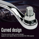 Laoa 8-27mm chave de catraca de extremidade aberta combinação chave de soquete de catraca chave universal ferramenta manual de reparo de carro de bicicleta