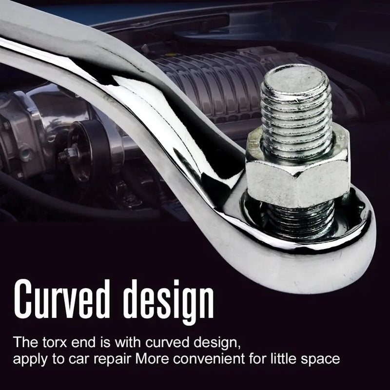 Laoa 8-27mm chave de catraca de extremidade aberta combinação chave de soquete de catraca chave universal ferramenta manual de reparo de carro de bicicleta