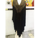 Vestido bazin chiffon dashiki para senhora, vara longa, manga de diamante, novo design africano, 2022, ZCP