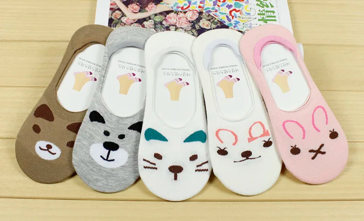 Warm comfortable cotton bamboo fiber girl women's socks ankle low female invisible  color girl boy hosier 1pair=2pcs WS70