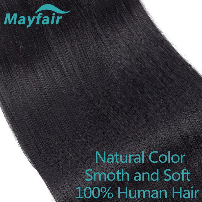 Straight  100% Human Hiar Bundles Extensions Natural Color Virgin Human Hair Extensions Human Hair Bundles 8-32 Inch 12A