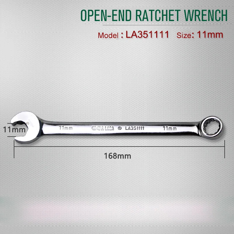 Laoa 8-27mm chave de catraca de extremidade aberta combinação chave de soquete de catraca chave universal ferramenta manual de reparo de carro de bicicleta