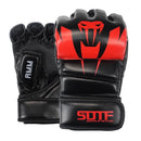 SOTF branco MMA cobra venenosa luvas de boxe multicoloridas luvas MMA Tigre Muay Thai muay thai boxe luta luva Sanda almofadas caixa