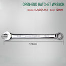 Laoa 8-27mm chave de catraca de extremidade aberta combinação chave de soquete de catraca chave universal ferramenta manual de reparo de carro de bicicleta