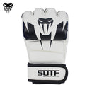 SOTF branco MMA cobra venenosa luvas de boxe multicoloridas luvas MMA Tigre Muay Thai muay thai boxe luta luva Sanda almofadas caixa
