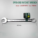 Laoa 8-27mm chave de catraca de extremidade aberta combinação chave de soquete de catraca chave universal ferramenta manual de reparo de carro de bicicleta