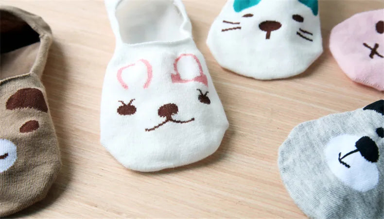 Warm comfortable cotton bamboo fiber girl women's socks ankle low female invisible  color girl boy hosier 1pair=2pcs WS70