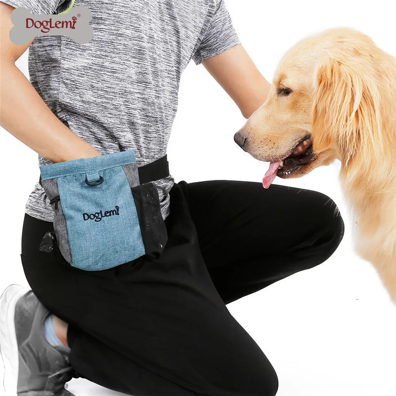 Bolsa profissional para tratamento de animais de estimação, sacola de cintura, treinamento multifuncional, ajudantes para cães, pastor alemão, mascotas