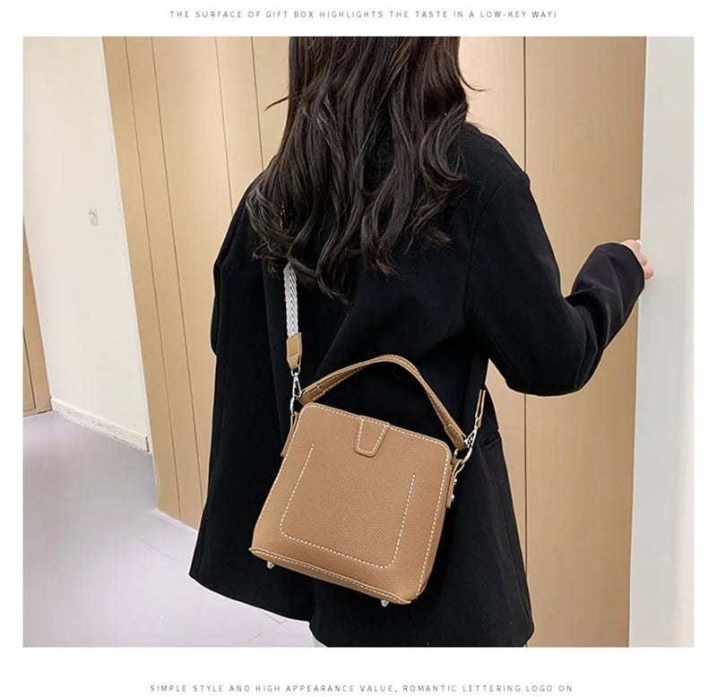 DIY Sewing Handmade Bag Set Shloulder Straps Customize Leather Bag Making Kit Hand Stitching Accessories for Women's Handbag