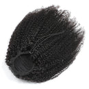 Maxine-Afro Kinky Curly Ponytail Extensões, Clip-in Drawstring Ponytail, Bun Hairpieces, Cabelo Humano, 4B, 4C