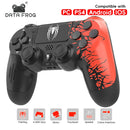 Data sapo controladores de jogo sem fio bluetooth-compatível spide gamepad para ps4 gamepad magro/pro console jogo para joystick pc
