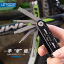 Letgos 12 em 1 conjunto de chave allen de bicicleta multi ferramenta de reparo conjunto completo chave de fenda para bicicletas de ciclismo de estrada presente para homem