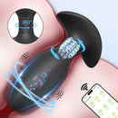 APP Anal Plug Butt Plug Brinquedos Sexuais para Homens Wiggle Massageador de Próstata 360 °   Brinquedo sexual vibrador anal vibratório de rotação para mulheres masculinas