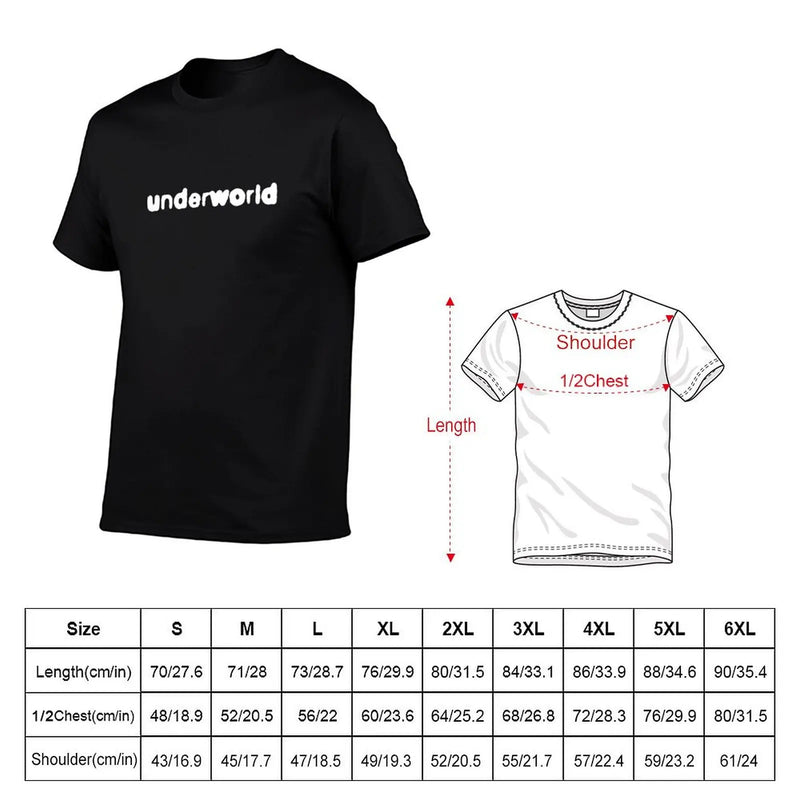 Underworld T-Shirt plus size clothes quick-drying Man t-shirt mens plain t shirts