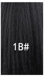 Blice Synthetic Kinky Straight Wrap Around Ponytail Extension Heat Resistant Tail Fake Hair Clip In For Women