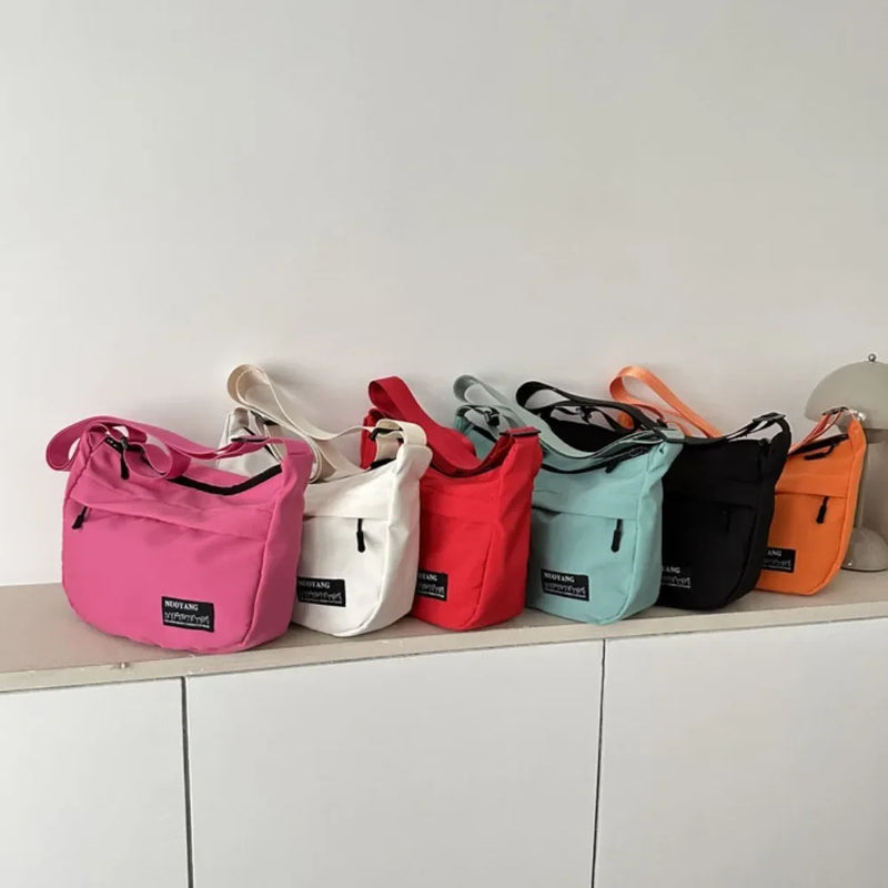 Trendy Oxford Shoulder Bag Dumpling Underarm Bag Large Capacity Handbag Messenger Bag Daily Casual Commuting Bag
