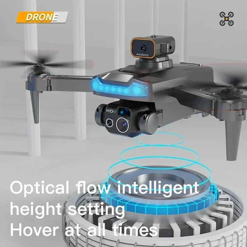 P15 Professional 8K GPS Dual Camera Drone, 5G Evitar Obstáculos, Posicionamento de Fluxo Óptico, RC atualizado, 10000m, Novo
