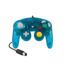 Controlador de jogo com fio para GameCube NGC Joystick de gamepad com fio de botão único para console de jogos NGC