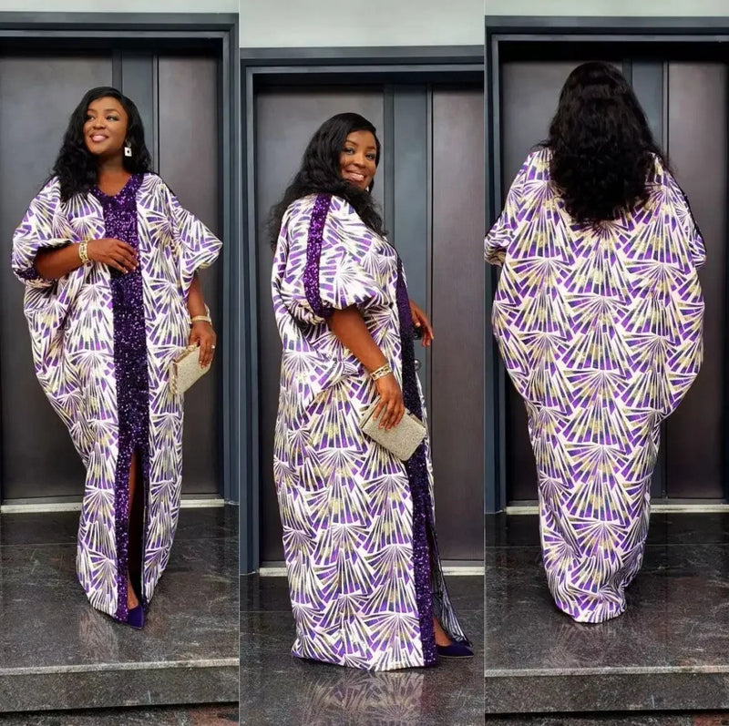 2024 Africa Clothing Abayas for Women Dubai Luxury Spring African Muslim Fashion Dress Caftan Evening Party Dresses Boubou Robe