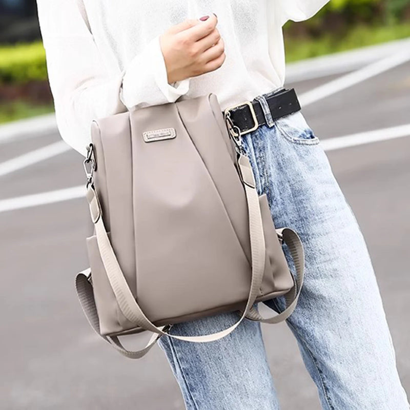 Oxford Cloth Anti Theft Backpack Back Hidden Zipper soft Design Women Backpack Suitable for Daily Work Travel