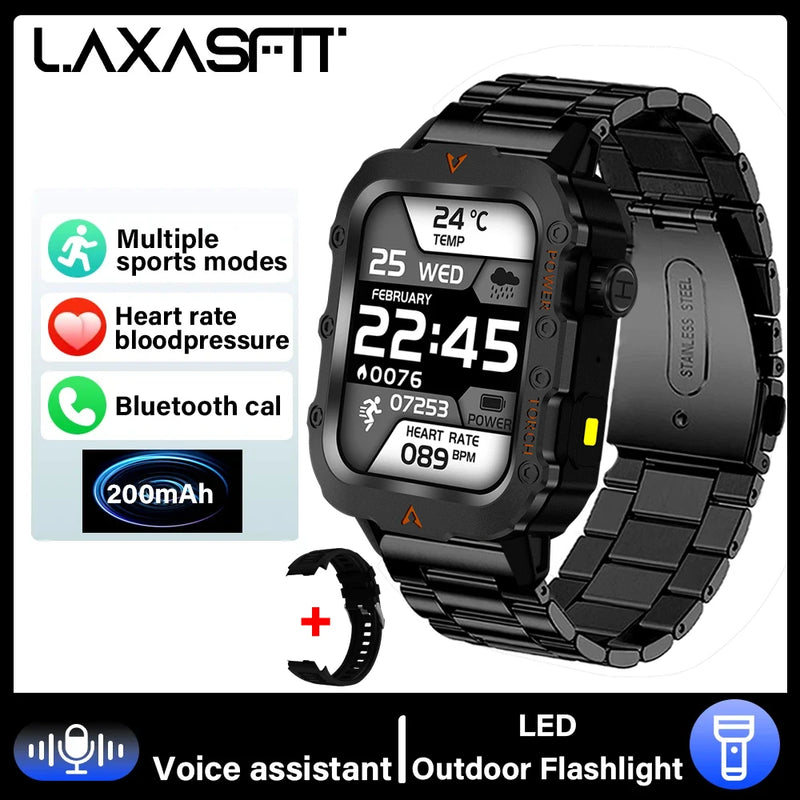 Original masculino relógio inteligente bluetooth chamada relógio de fitness 3atm ip68 nadar à prova dip68 água esportes smartwatch para mulher xiaomi android 2025