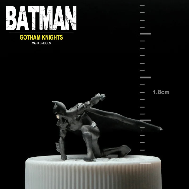 1:64 Anime Batman Mini Doll Model miniature Scene Model DIY Sand table landscaping collect ornament Gifts