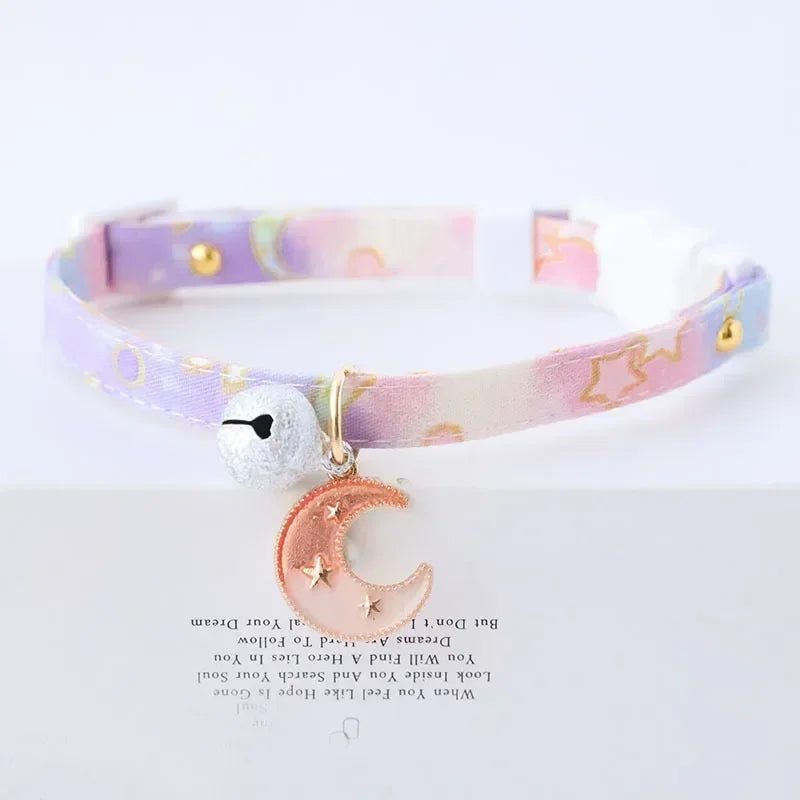 Adjustable Newborn Kitten Collar, Breakaway Safety Collar with Bell, Soft and Comfortable, Ideal for Small Dogs, Pet Accessories