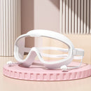 Óculos de natação Óculos de natação de armação grande HD grande angular antiembaçante proteção UV Óculos de natação para adultos sem vazamento