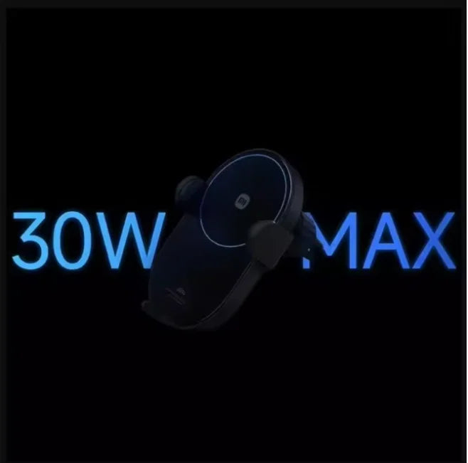 Original Xiaomi Mijia Wireless Car Charger 30W Max Electric Auto Pinch Fast Charging Car Inductive Expansion Phone Holder ﻿