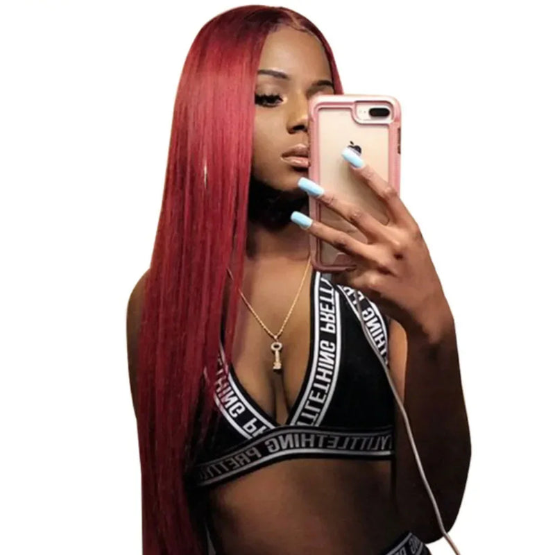70cm Long Straight Synthetic Wig European American Style Fashion Hairpiece Chemical Fiber Head Cover for Women Natural Look