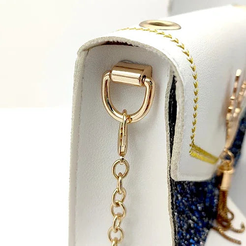1/10PCS D-shaped Ring Bag Handles Chain Hook Bag Side Clip Screw Nail Rivet Handbag Strap Connector Clasp Buckle DIY Craft