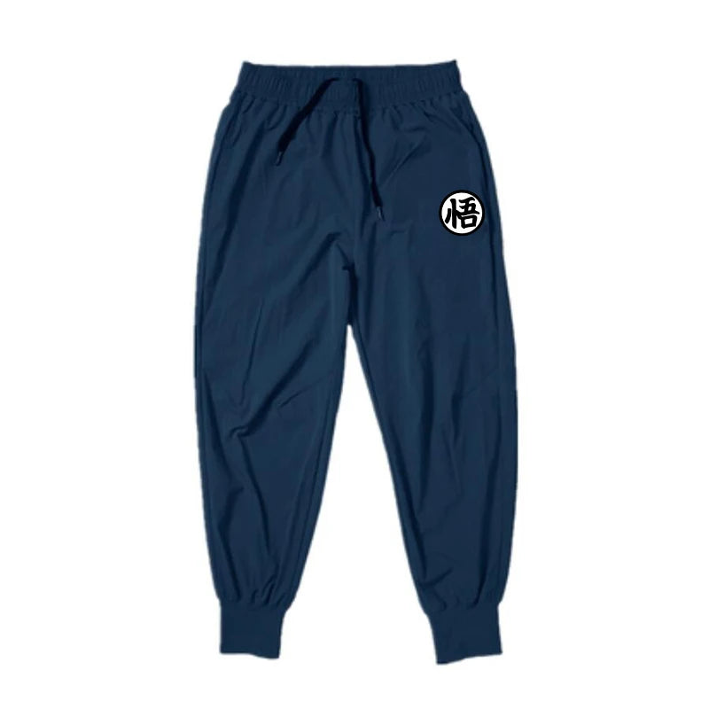 Gym Bodybuilding Fitness Trousers Mens Breathable Casual Training Pants Summer Thin Loose Quick-dry Cuffed Running Sweatpants