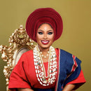 Elegante Africano Headtie para Mulheres, Nigéria Cabeça Gravatas, Festa de Casamento Chapelaria, Turbante Já Feito, Auto Gele Feminino Cabeça Wraps