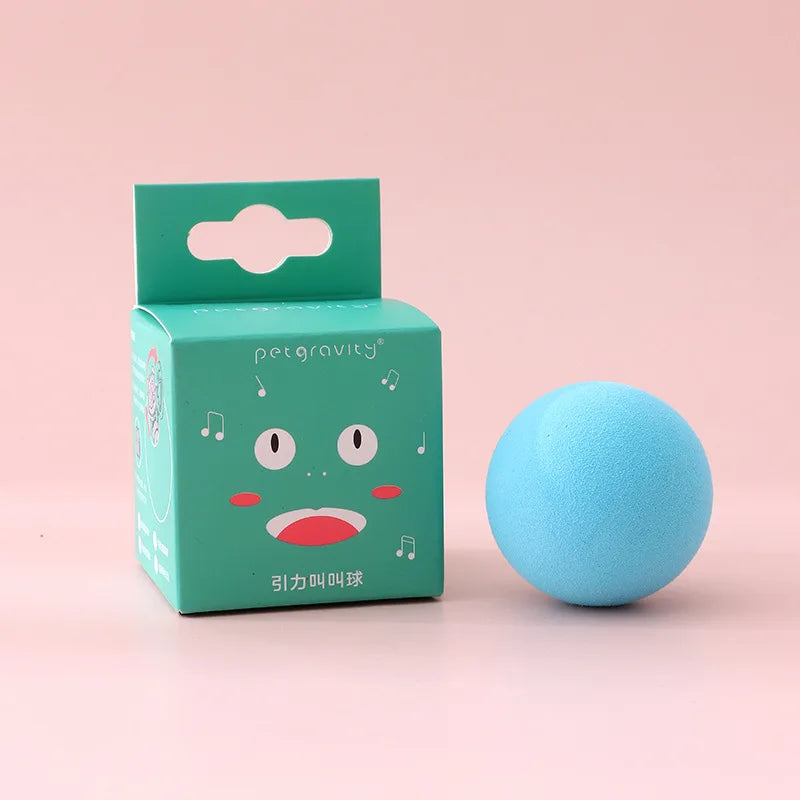Interactive Ball Smart Cat Toys Catnip Cat Training Toy Kitty Pet Playing Ball Pet Squeaky Supplies Products Toy for Cats Kitten
