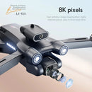 Novo s1s mini drone profissional 8k hd câmera evitar obstáculos fotografia aérea sem escova dobrável quadcopter