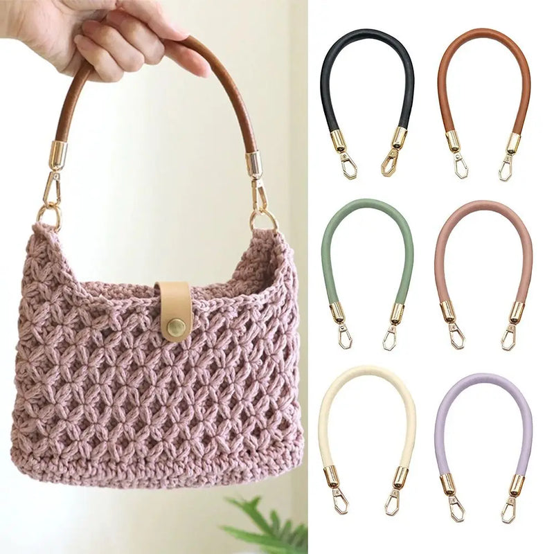 40CM PU Leather Bag Belt Gold Chain Buckle Handle Handbag Strap Women's Bag Handles Shoulder Bag Straps Replacement Accessories