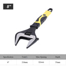 Chave inglesa ajustável de 6/8/10/12 polegadas, grande, aberta, aço inoxidável, oficina doméstica, multifuncional, ferramentas de reparo manual