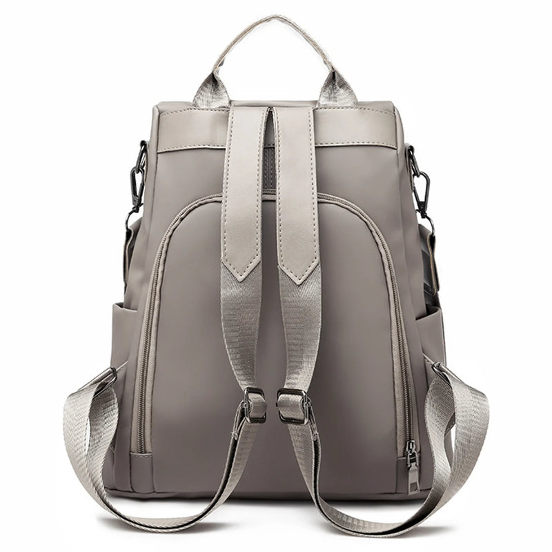 Oxford Cloth Anti Theft Backpack Back Hidden Zipper soft Design Women Backpack Suitable for Daily Work Travel
