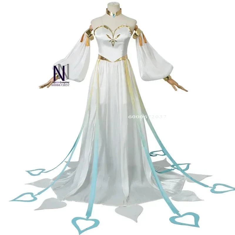 Genshin Impact The Greater Lord Rukkhadevata Nahida Cosplay Costume Carnival Uniform Anime Halloween Costumes for Women Outfits