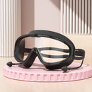 Óculos de natação Óculos de natação de armação grande HD grande angular antiembaçante proteção UV Óculos de natação para adultos sem vazamento