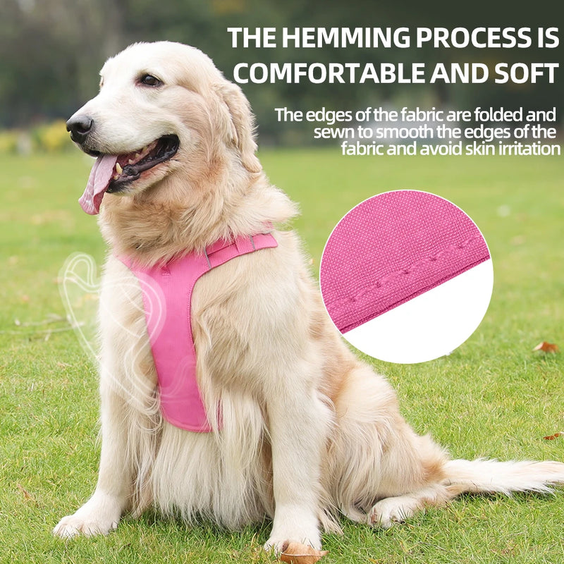 Arnês para cães atualizado, colete tático de nylon à prova d'água para cães pequenos, médios e grandes, refletivos, acessórios para cães de estimação