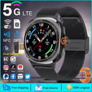 2025 novo relógio inteligente 4g/5g sim completo netcom wifi nfc gps 32gb relógios para homem 32gb de armazenamento câmera hd smartwatch para ios/android