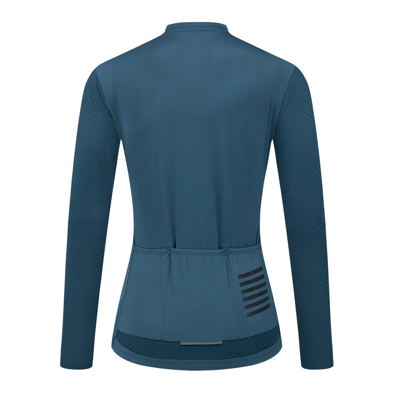 Ykyw mulheres ciclismo camisa de manga longa mtb bicicleta camisa primavera outono roupas de ciclismo magro camisas superiores equitação roupas de bicicleta de estrada