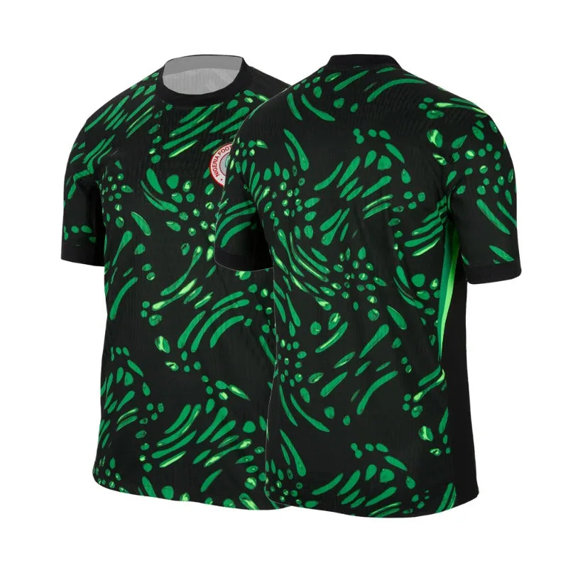 Football Jersey Nigeria 2025 Away Jersey Men Women Shirts Sports Casual 3D Printed Breathable Quick-Drying Oversized Clothes