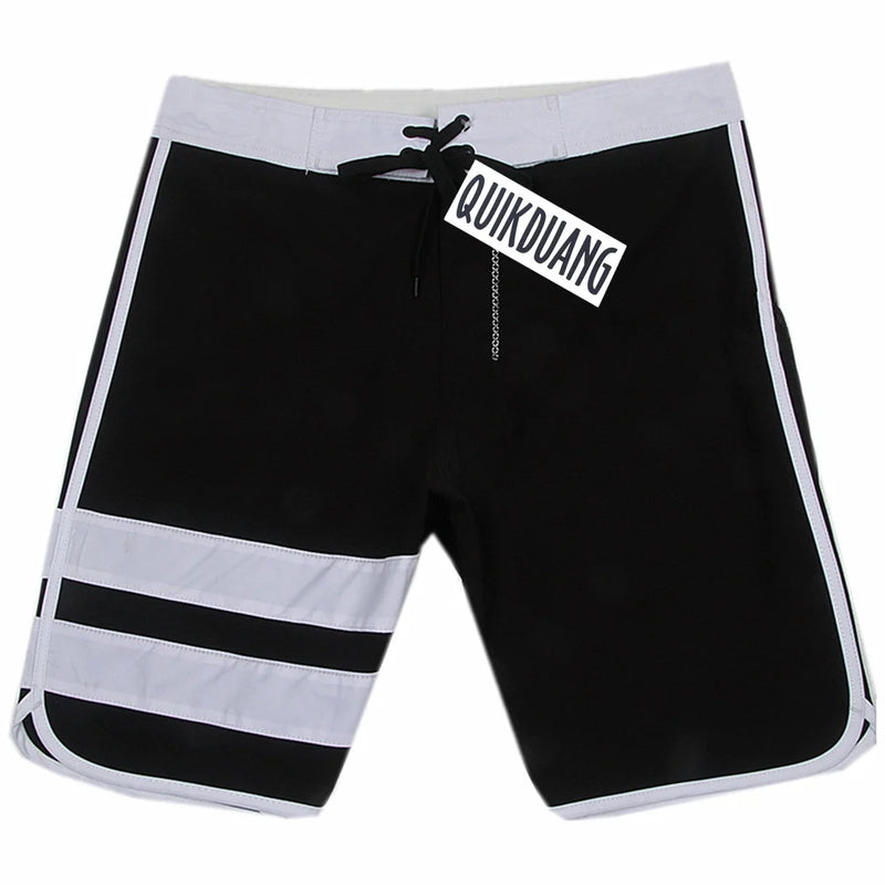 Quick-Dry Waterproof Beachshorts Men's Swimming Trunks Casual Bermuda Spandex Surf Pants Physique Competition Board Shorts L01